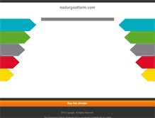 Tablet Screenshot of nadurgoatfarm.com